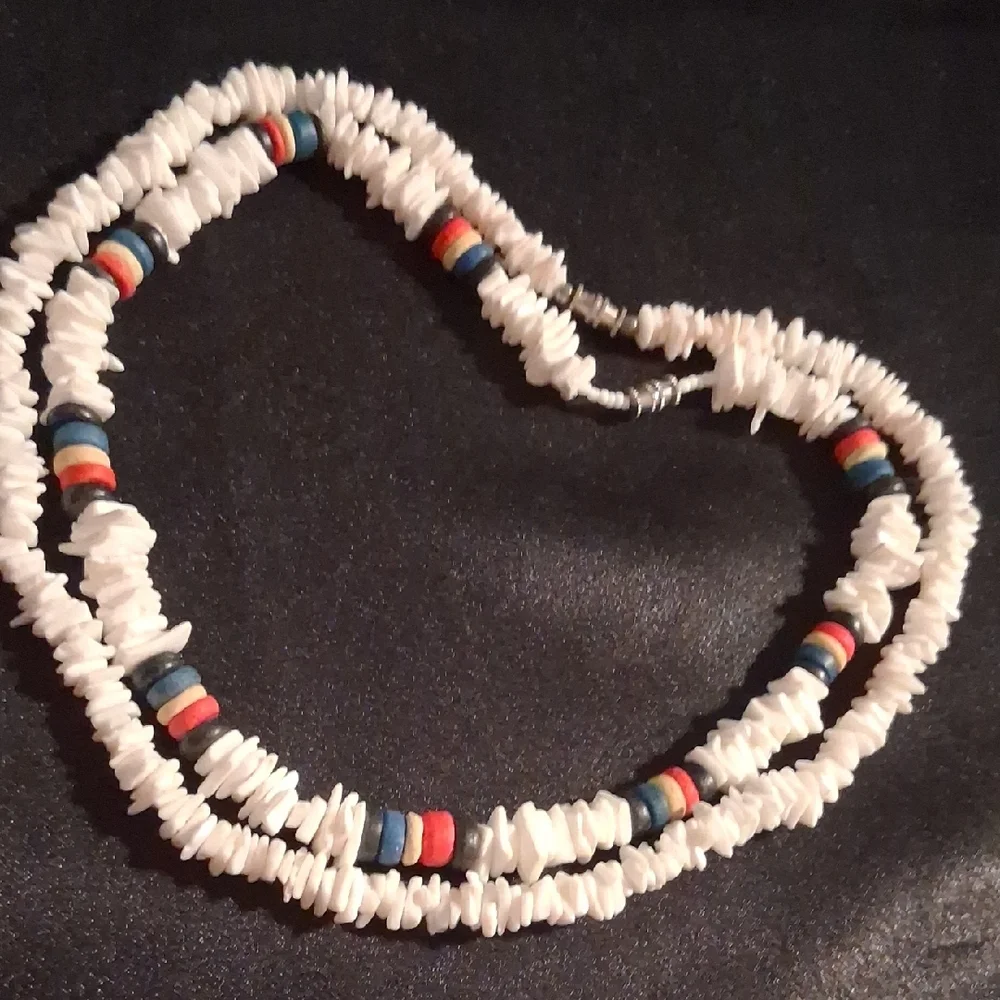 vintage shell necklaces stylish white